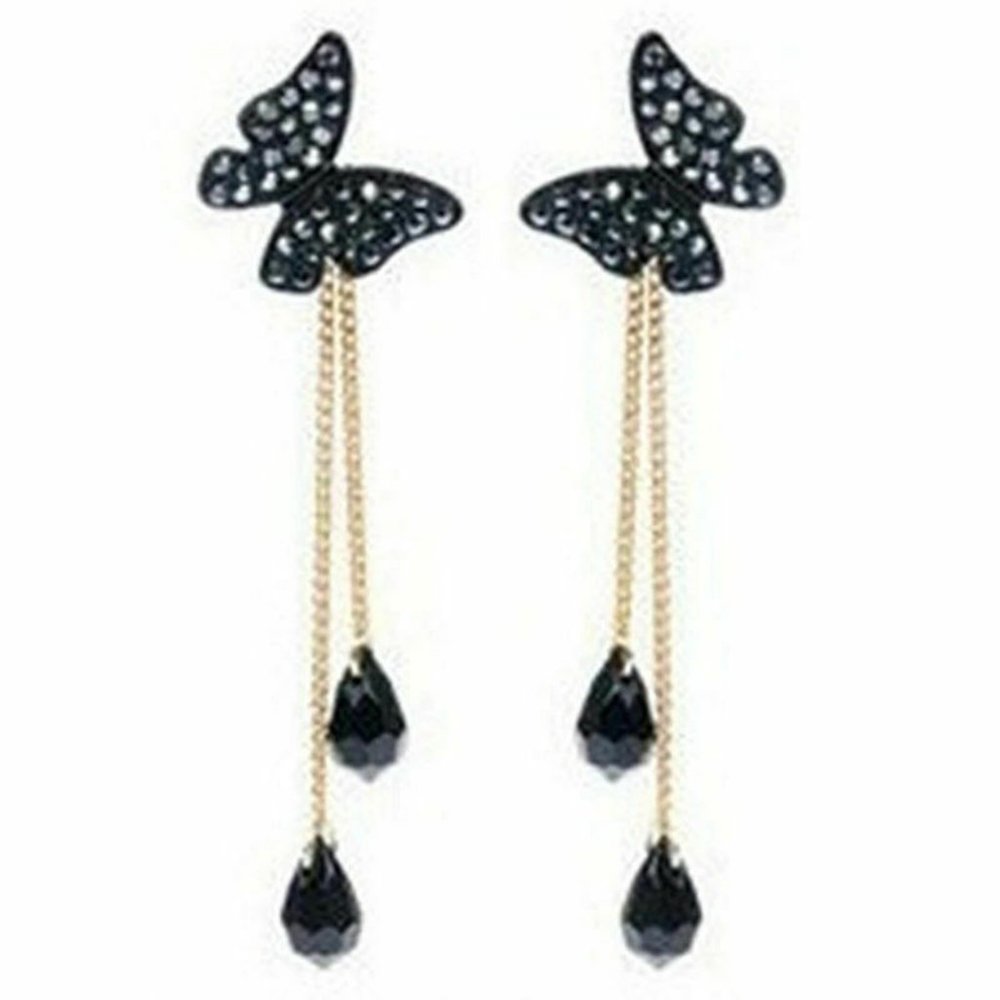 ** BRAND NEW ** BEAUTIFUL BUTTERFLY WATERDROP TASSEL EARRINGS